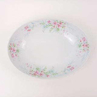Mikasa Fern Rose Vegetable Serving Dish 10-1/2 Oval Easter Spring Bridal Garden Tea Party