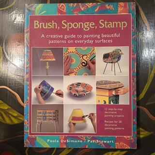 Book 90s Motif Craft Book 1998 Brush Sponge Stamp by Paula Desimone
