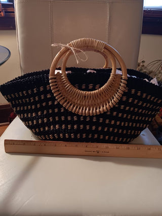 Cool! Blk Woven Tote