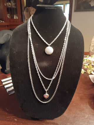 Vint4 Chain w Locket 17" Lg