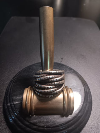 Sil Tone Brutalist Ring