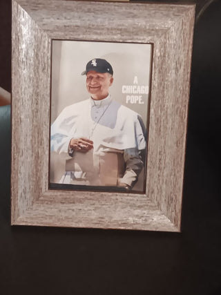 Chicago Pope Framed