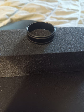 Stainless Ring Black