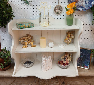 Rustic 3 Tiered Country Shelf Shabby Chic