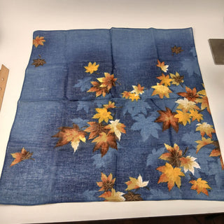 Autumn Leaf Bandana Head Scarf Ascot