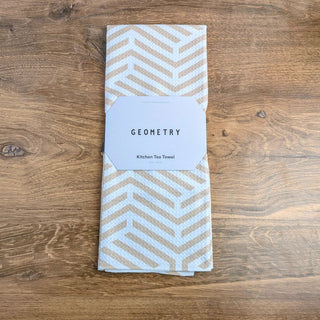 Modern Cube Tea Towel 18" x 30" | Geometry