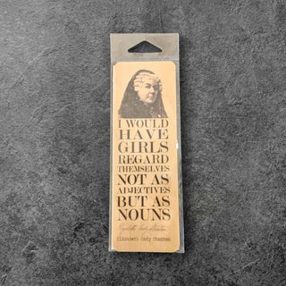 Elizabeth Cady Stanton "Girls regard themselves" Bookmark