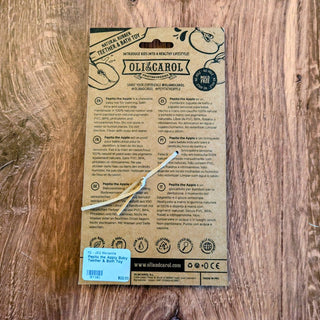 Pepita the Apply Baby Teether & Bath Toy