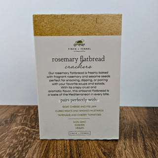 5 oz. Rosemary Flatbread Gourmet Crackers