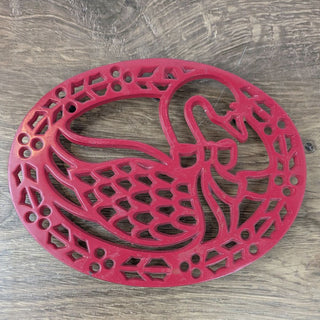 Red Goose Metal Trivet 7wx1dx6h