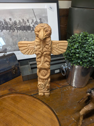 Wood Carved Totem Pole