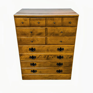 Ethan Allen, Maple Wood Dresser with Nutmeg Finish 30Wx19Dx40H