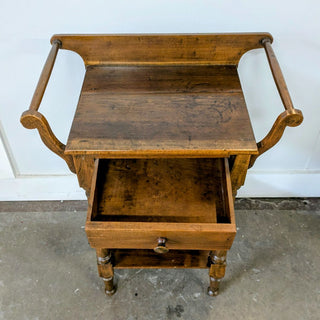 Vintage Wood Wash Stand 24Wx32Hx15D