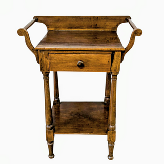 Vintage Wood Wash Stand 24Wx32Hx15D