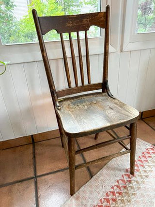 Distressed Wooden Chair