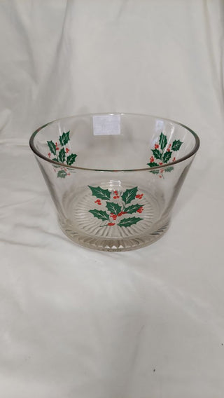 1960s Holly Serving Bowl by Indiana Glass