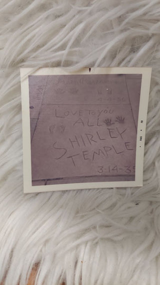 1973 Shirley Temples Star on the Hollywood Walk of Fame, original photo