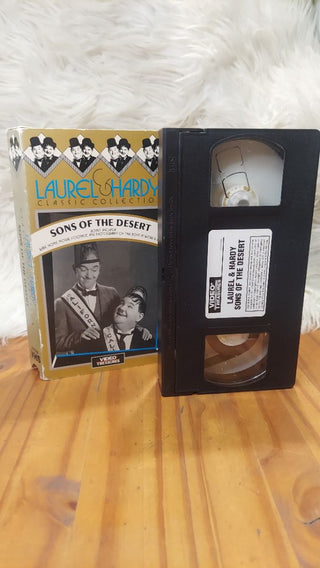 Laurel & Hardy Sons Of The Desert (VHS, 1991) Video Treasures