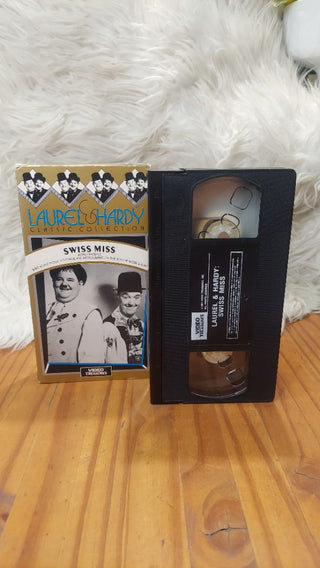 Laurel & Hardy Swiss Miss (VHS, 1991) Video Treasures