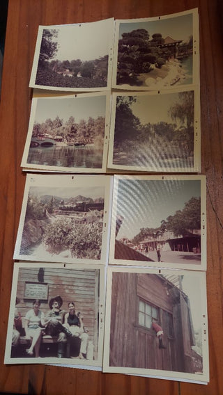1973 Knott's Berry Farm and Ghost town - California - set of 8 photographs