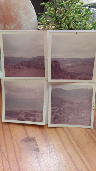 B. 1973 Roadtrip on Route 66 West, landscape photographs set of 4