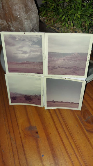 D. 1973 Roadtrip on Route 66 West, landscape photographs set of 4