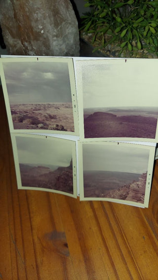 C. 1973 Roadtrip on Route 66 West, landscape photographs set of 4