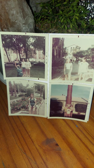 1973 Girls Roadtrip From Chicago to L.A. - set of 4