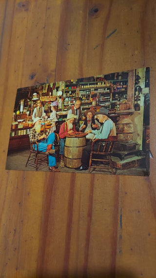 1965 CHECKER GAME  KNOTT'S BERRY FARM & GHOST TOWN  Buena Park, Calif., Postcard