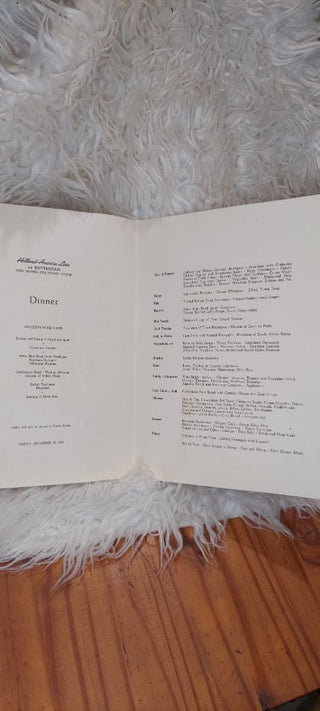 1965 - Little Dutch Girl By Jan Lavies. Litho travel menu