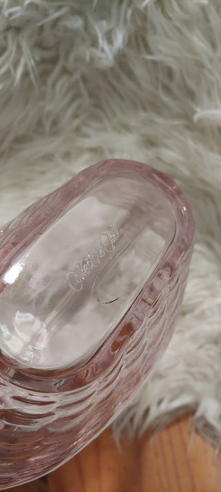 Longaberger Pink Glass Crocus Basket - by Collectors Club 2005 Easter Spring