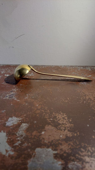 11. 1920s Regal Solid Gravy Ladle (A.B.Dirigold Sweden, Clover Backstamp) by Dirilyte-Dirigold - Goldware flatware