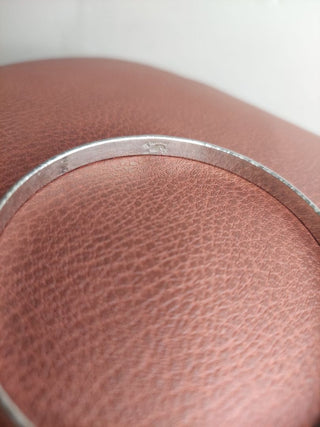 Vintage Bangle Bracelet Sterling Silver Signed Taxco Mexico