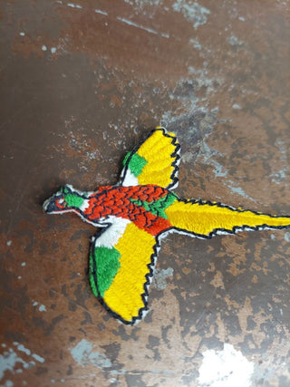 1960s Golden Pheasant embroidered patch