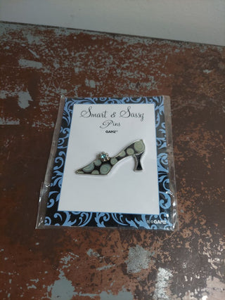 Smart & Sassy Shoe brooch pin by GANZ, NOS