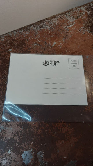 "Artic National Wildlife Refuge" Sierra Club to commemorate the 50th anniversary of the formation of the Arctic Refuge and bore the SC logo and the F&WS seal - Postcard