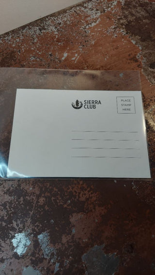 "Sequoia (Kings Canyon) National Park "  Sierra Club to commemorate the 50th anniversary of the formation bore the SC logo and the F&WS seal - Postcard