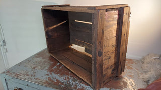 1962 Wooden Ocean Spray Crate, decor wall mount shelf vintage rustic farmhouse