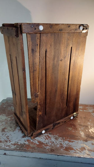 1962 Wooden Ocean Spray Crate, decor wall mount shelf vintage rustic farmhouse