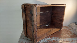 1962 Wooden Ocean Spray Crate, decor wall mount shelf vintage rustic farmhouse