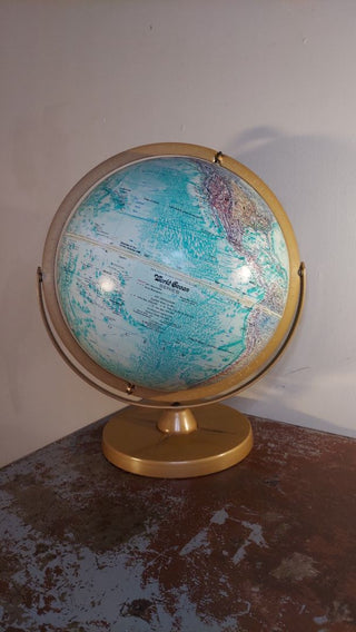 Vintage 12”  “World Ocean Series” Desk Globe by Replogle (AS-IS)