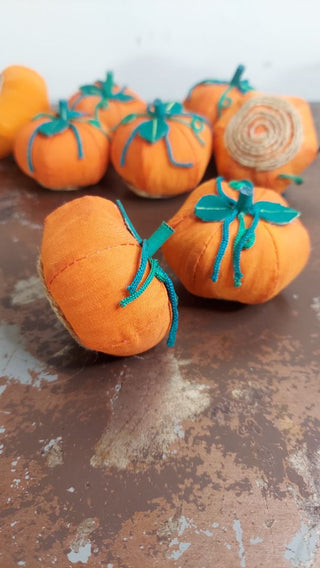 Mini farmhouse country pumpkin! Local made - as is