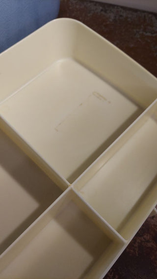 1963 Silhouette Biscayne Blue "Ladies Case" (aka train travel case) by Samsonite - No Key - AS-IS