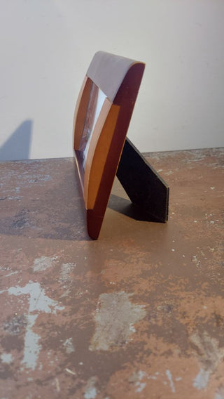 1950s View of Michigan and Monroe Chicago. framed Colorized Photograph Print