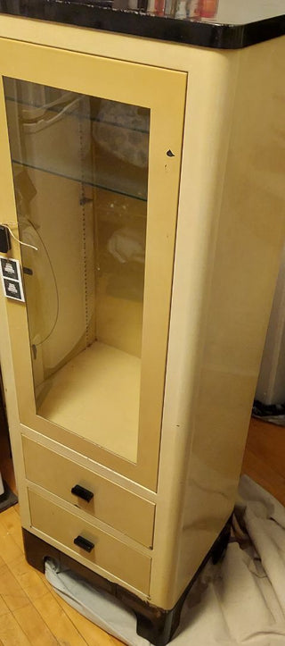 1930s Steeline Medical Cabinet by S. A. Aloe Company, Art Deco- IN STORE PICKUP ONLY