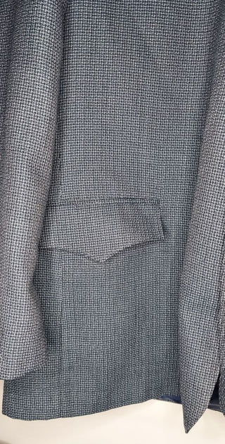 1960s Grand Entry Men's Sport Coat Western Cut Blazer Heather Gray Blue, vintage blazer sports coat.