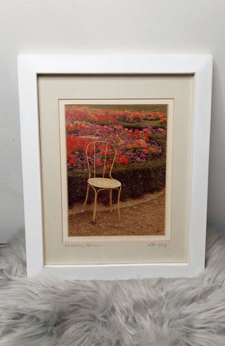 1970s "La Chaise, Paris" by Alan Klug - Signed Original Photograp, framed