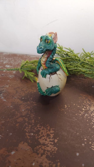 1997 Dragon Hatchling Baby Statue by W.U. Summit Collection