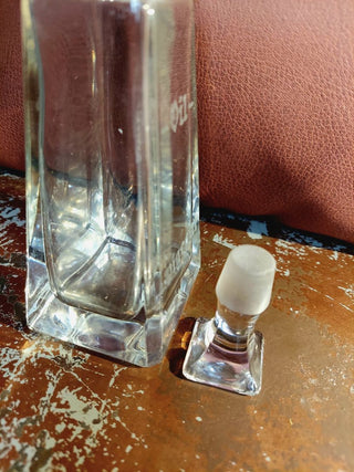 Heisey Late Puritan French Dressing Oil & Vinegar Cruet bottle with original stopper- 1937