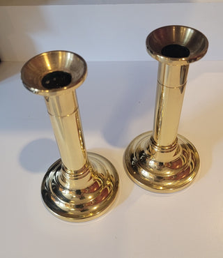 Pair of Baldwin brass candlesticks (must sell as a pair)